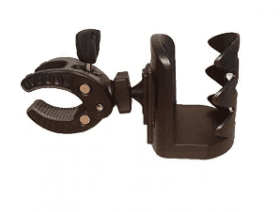 Cup holder to suit mobility equipment