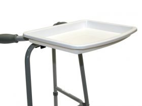 Walking Frame Tray & Bracket with Curved Front