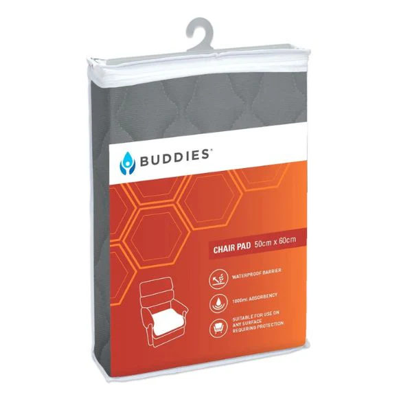 buddies-chair-pad-grey Buddies Chair Pad 60x50cm Grey