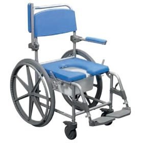 (new-091183698)_390154481 Atlantic Wave Commode & Shower Chair 18" Self Propelled