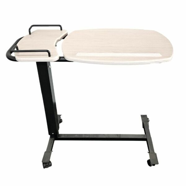 742_ICOBT_White_Ash_Flat LOW (1) Icare Over Bed Table – Low Profile - White Ash